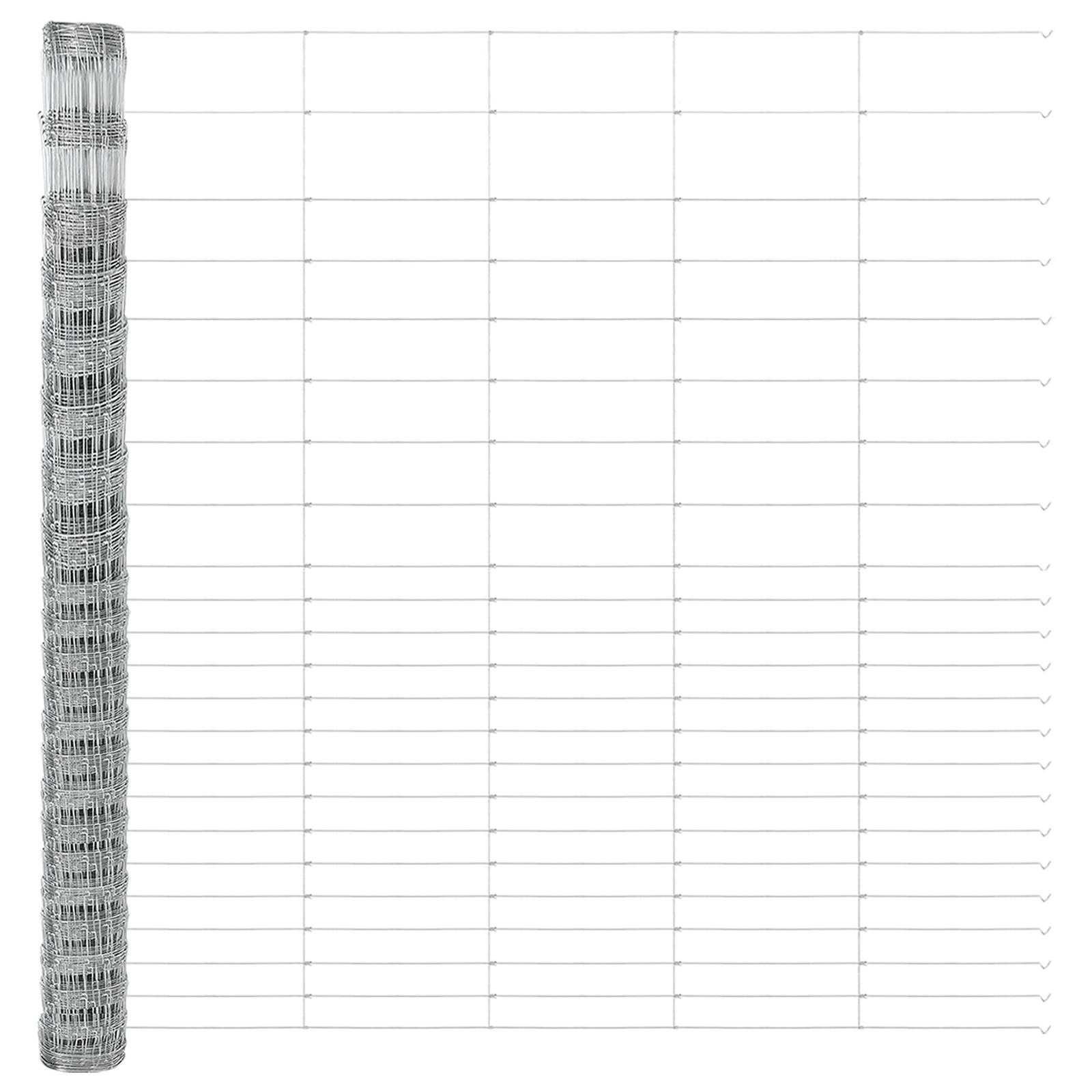 Recinzione da Campo 1,6x10 m Acciaio Zincato