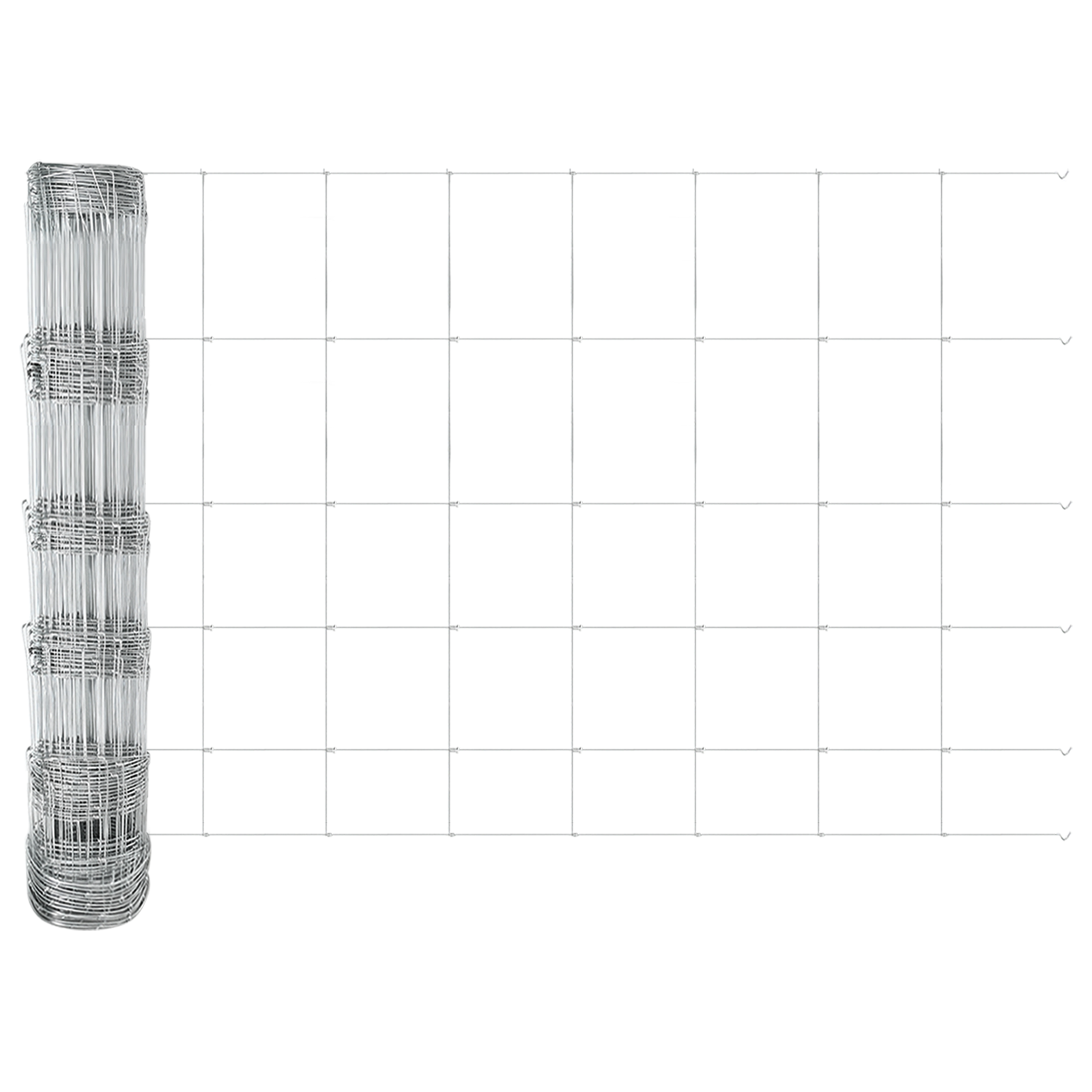Recinzione da campo 0.8x25 m in acciaio zincato