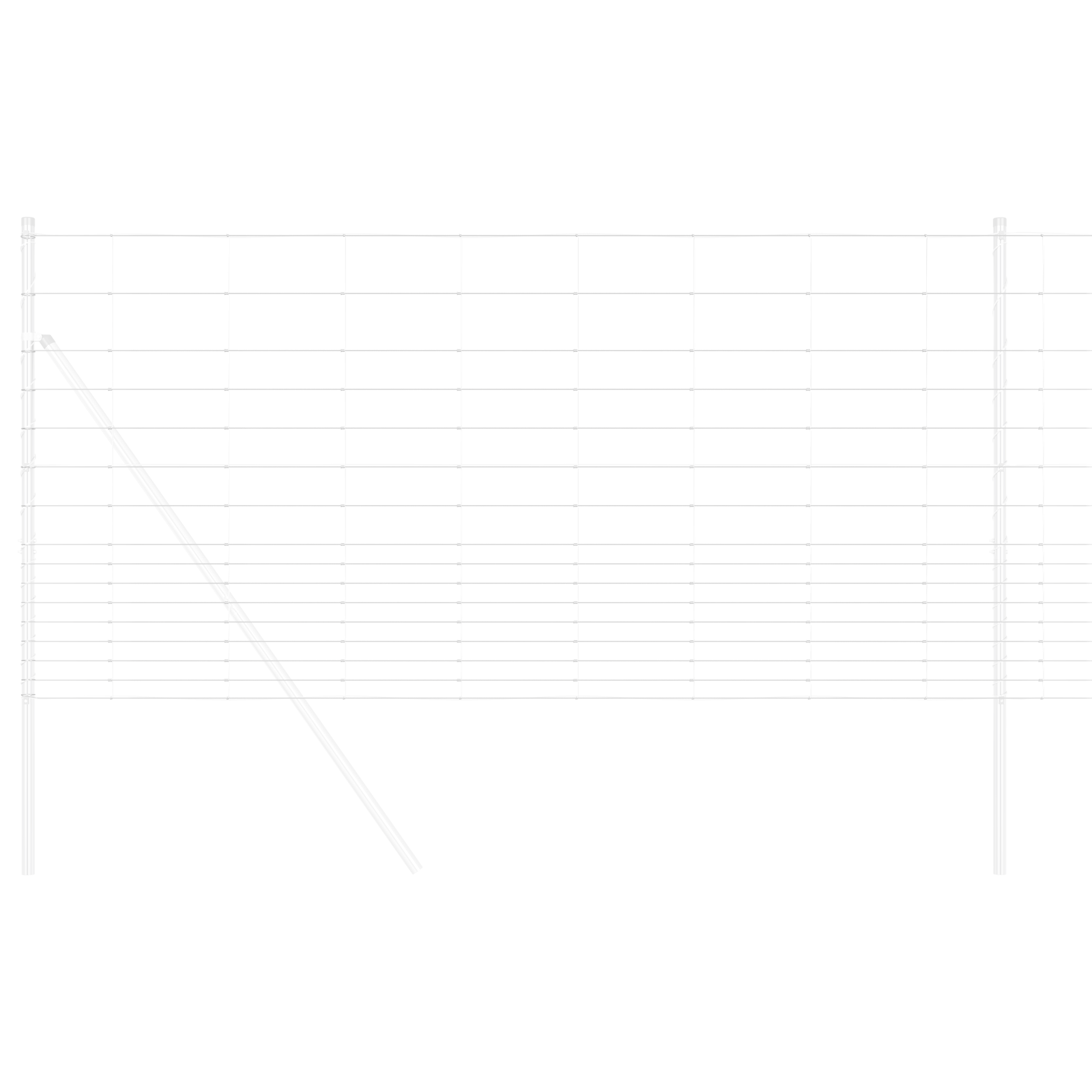 Recinzione 1,2x25 m Acciaio galvanizzato