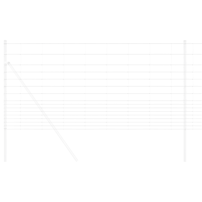 Recinzione 1,2x25 m Acciaio galvanizzato