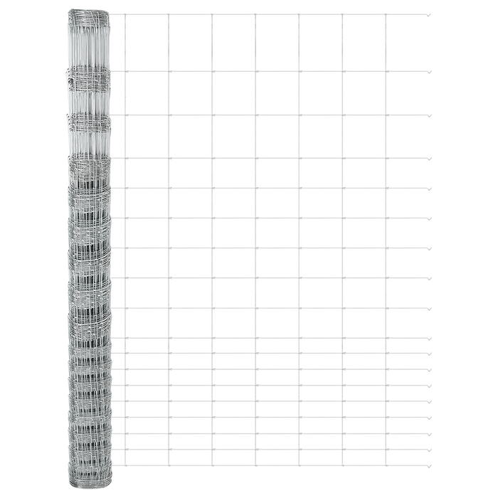 Recinzione da Campo 1.5x25 m Acciaio Galvanizzato