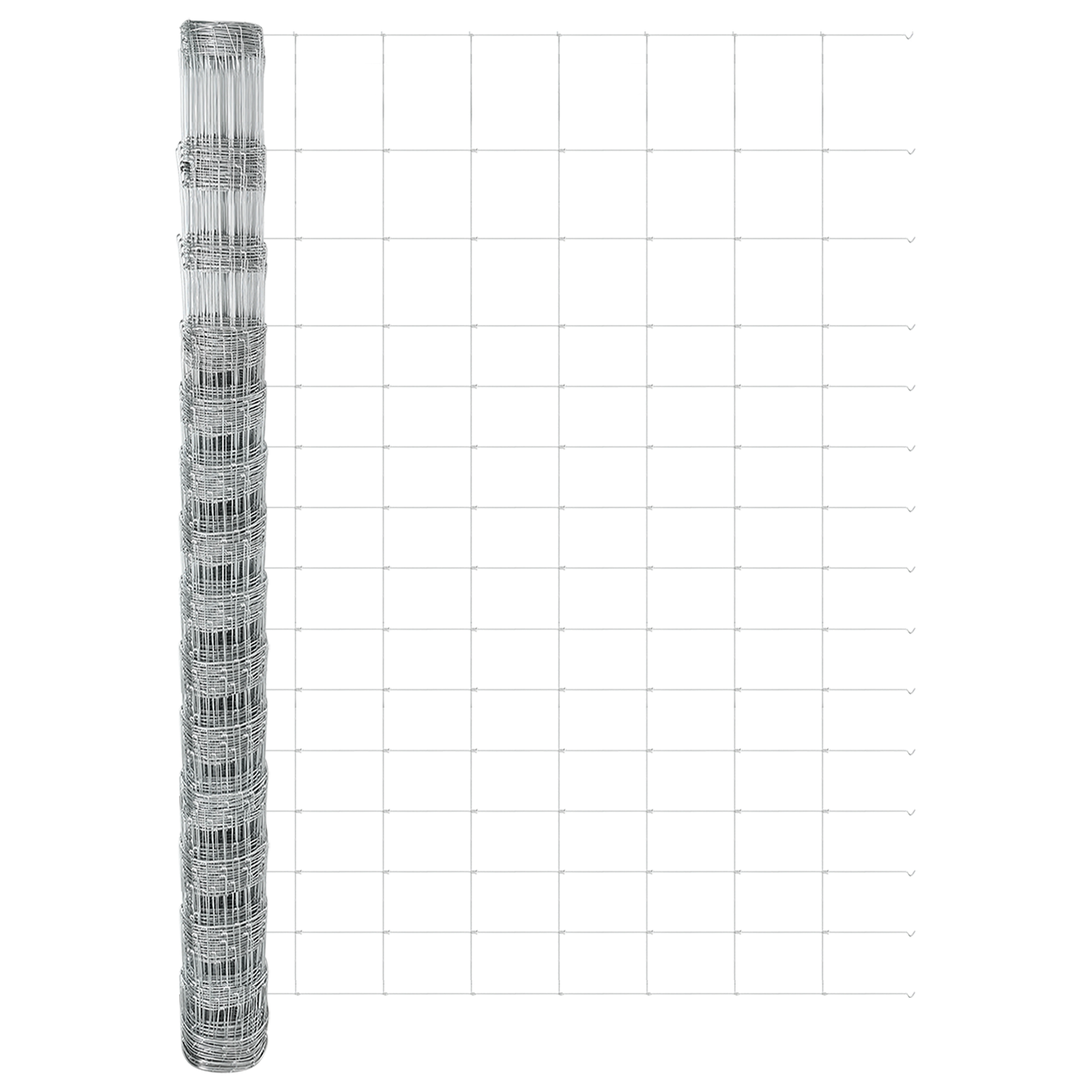 Recinzione per Terreni 1.6x25 m Acciaio Zincato
