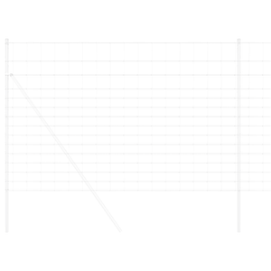 Recinzione per Terreni 1.6x25 m Acciaio Zincato