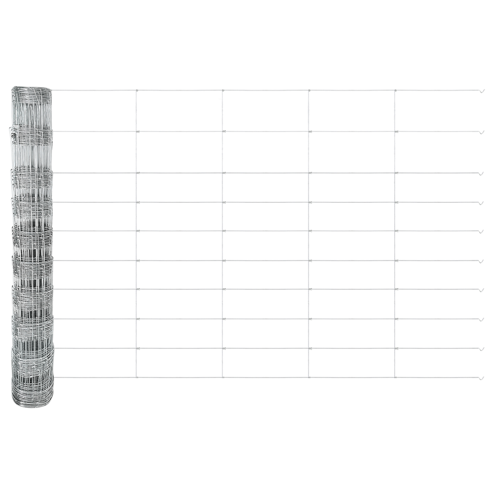 Recinzione da Campo 1x50 m Acciaio Zincato