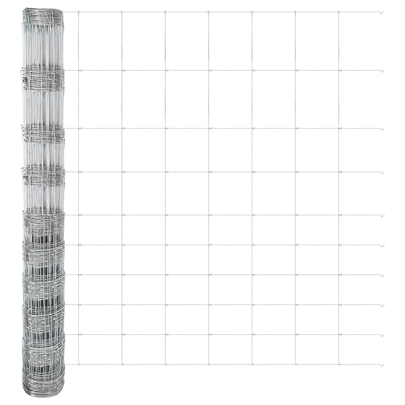 Recinzione per Campi 1.2x50 m in Acciaio Galvanizzato