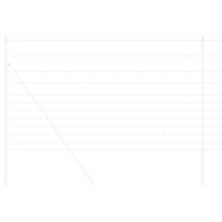 Recinzione da Campo 1.4x50 m Acciaio Zincato