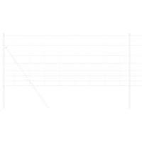 Recinzione da Campo 1x100 m Acciaio Zincato