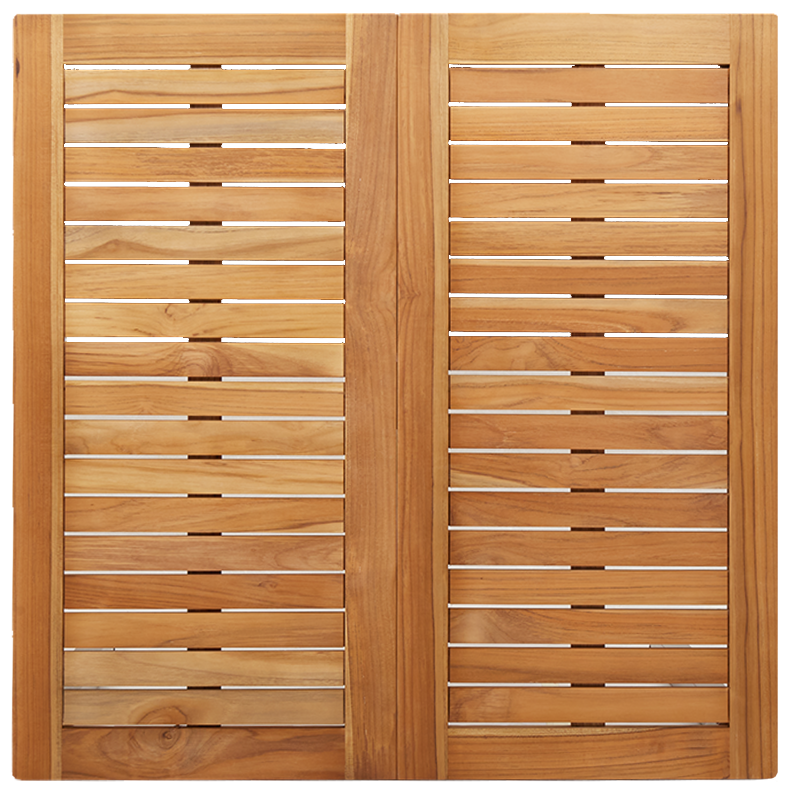 Tavolo da pranzo esterno 90x90x74.5 cm in legno massello di teak