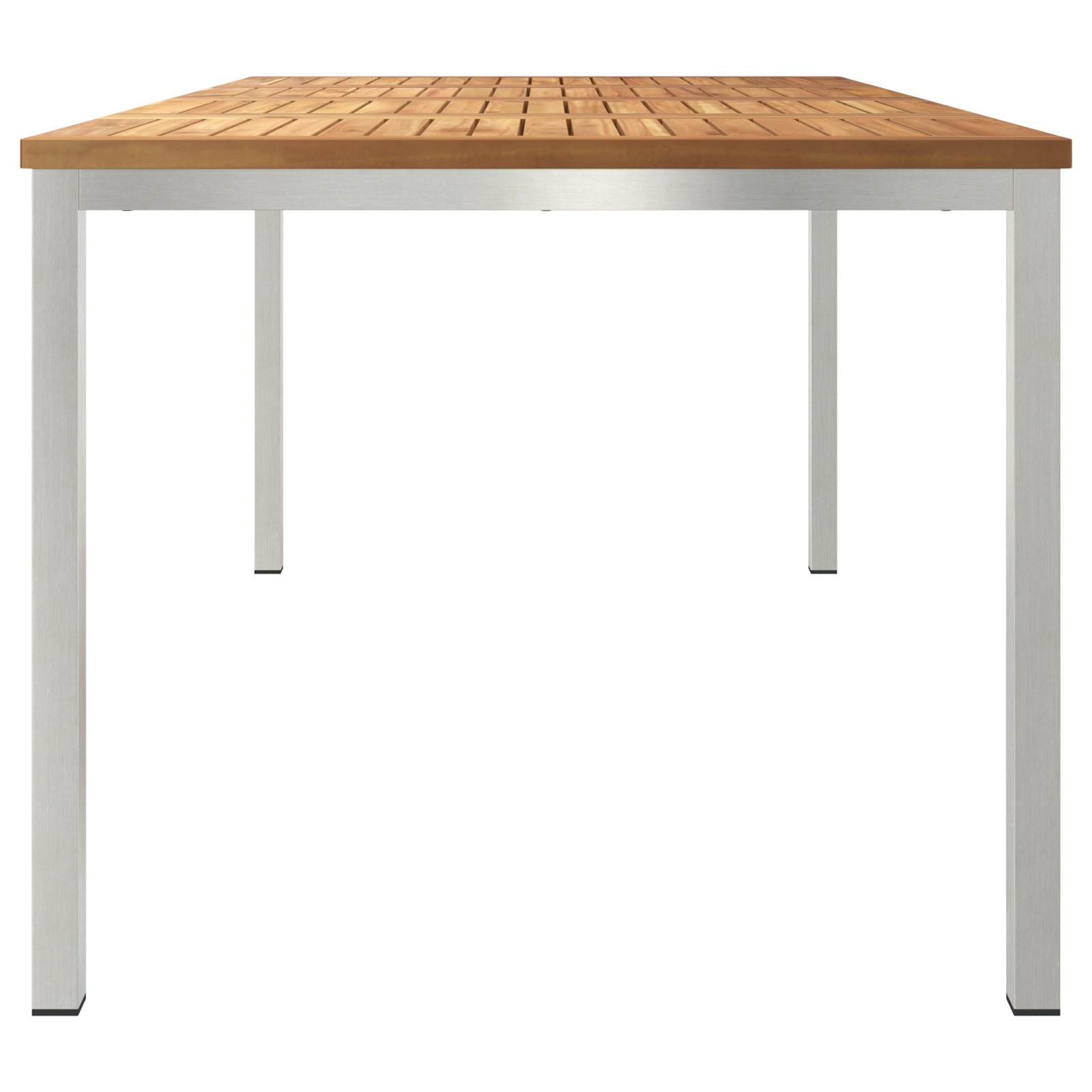 Tavolo da pranzo da esterno 180x90x75 cm in legno massello di teak