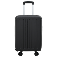 Valigia Pieghevole Morbida 20'' Nera 34x23x55.5 cm ABS