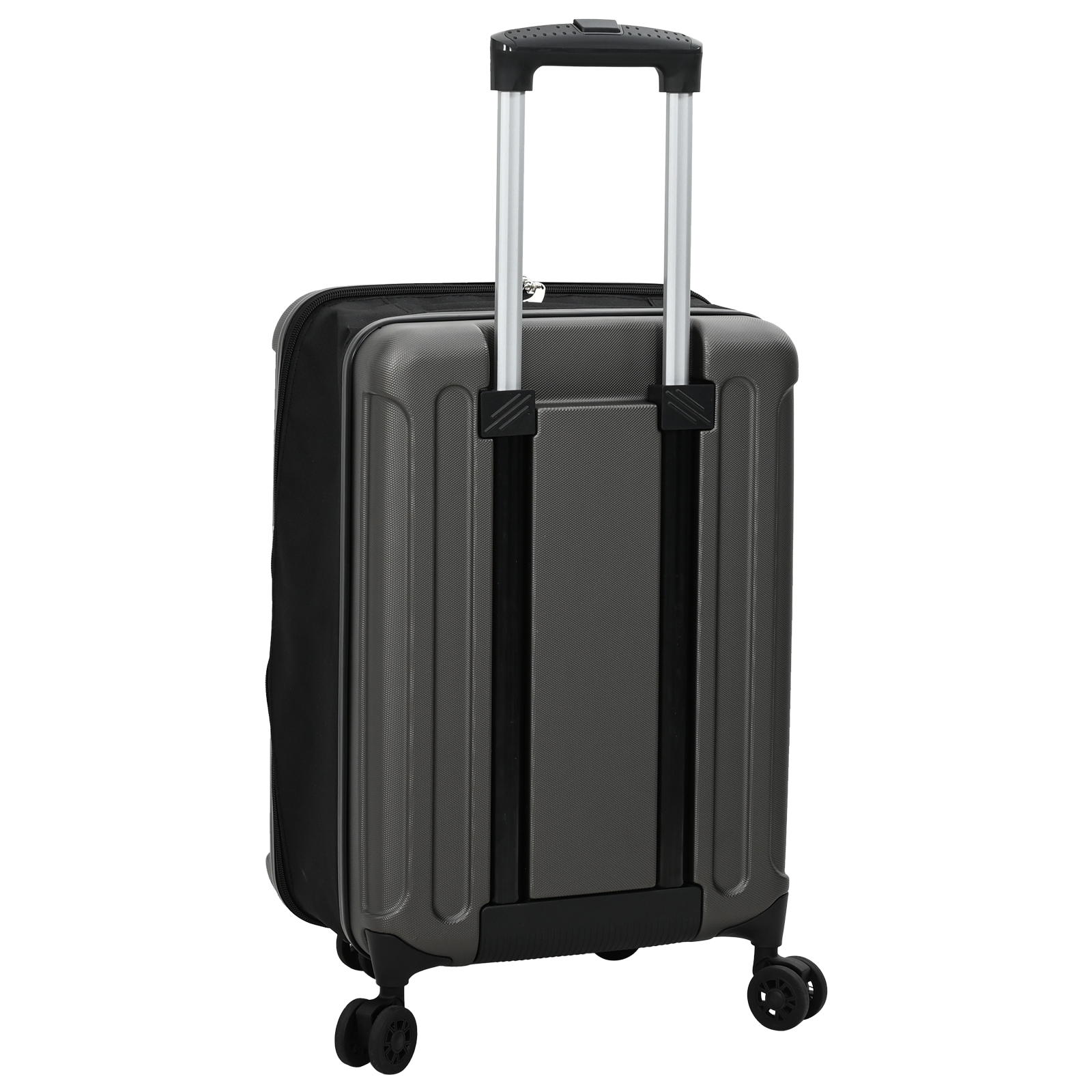 Valigia Pieghevole Guscio Rigido 20'' Grigio Scuro 34x23x55.5 cm ABS