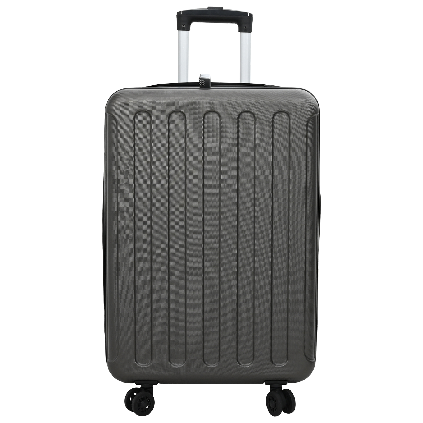 Valigia Pieghevole Scocca Rigida 24'' Grigio Scuro 43x27x66 cm ABS