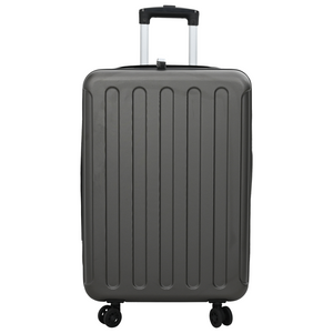 Valigia Pieghevole Scocca Rigida 24'' Grigio Scuro 43x27x66 cm ABS