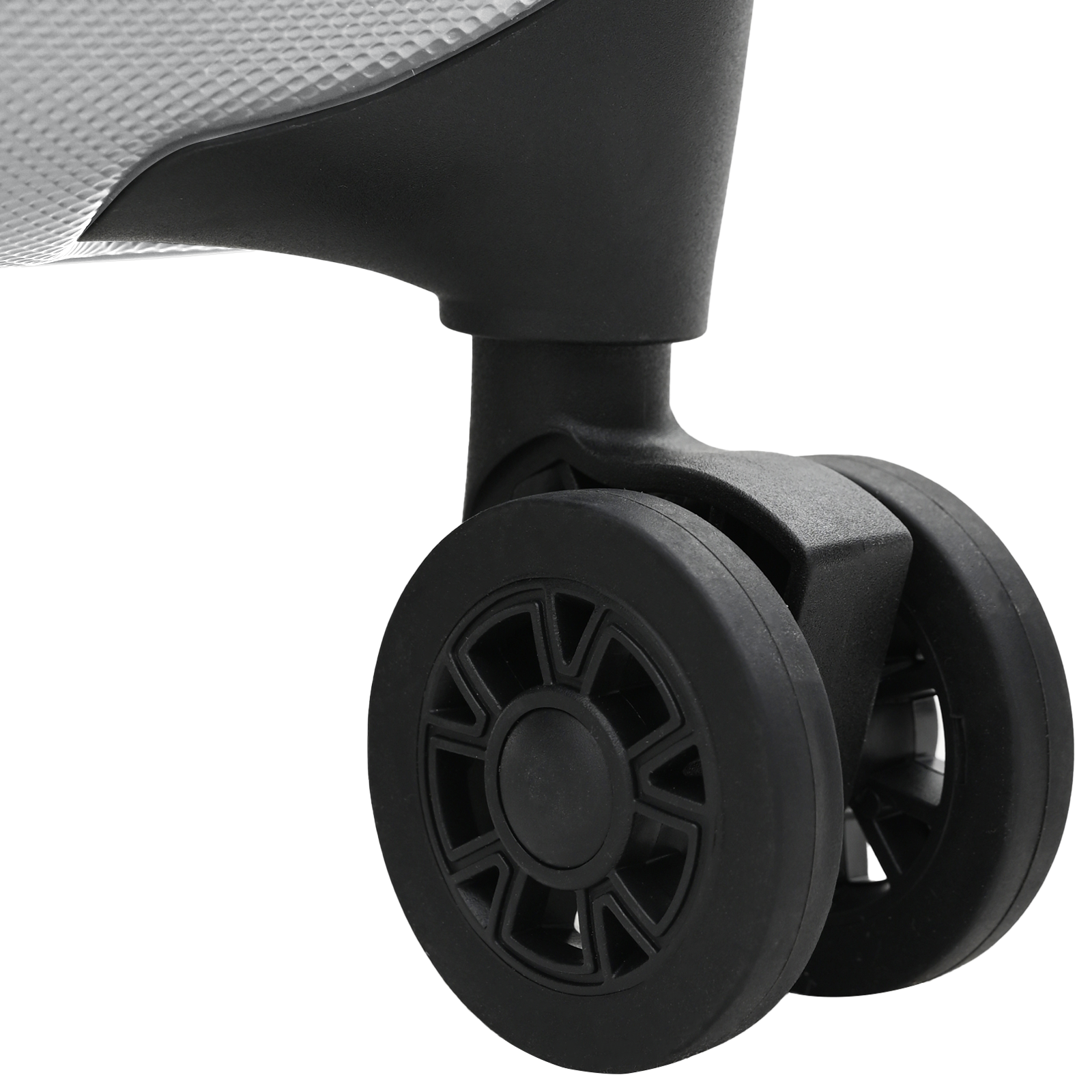 Valigia Pieghevole Rigida 20 pollici Argento 34 x 23 x 55.5 cm ABS