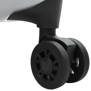 Valigia Pieghevole Rigida 20 pollici Argento 34 x 23 x 55.5 cm ABS