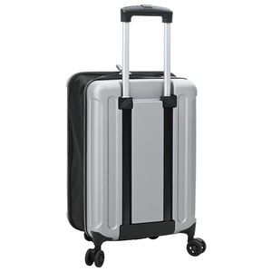 Valigia Pieghevole Rigida 20 pollici Argento 34 x 23 x 55.5 cm ABS