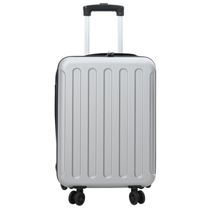 Valigia Pieghevole Rigida 20 pollici Argento 34 x 23 x 55.5 cm ABS