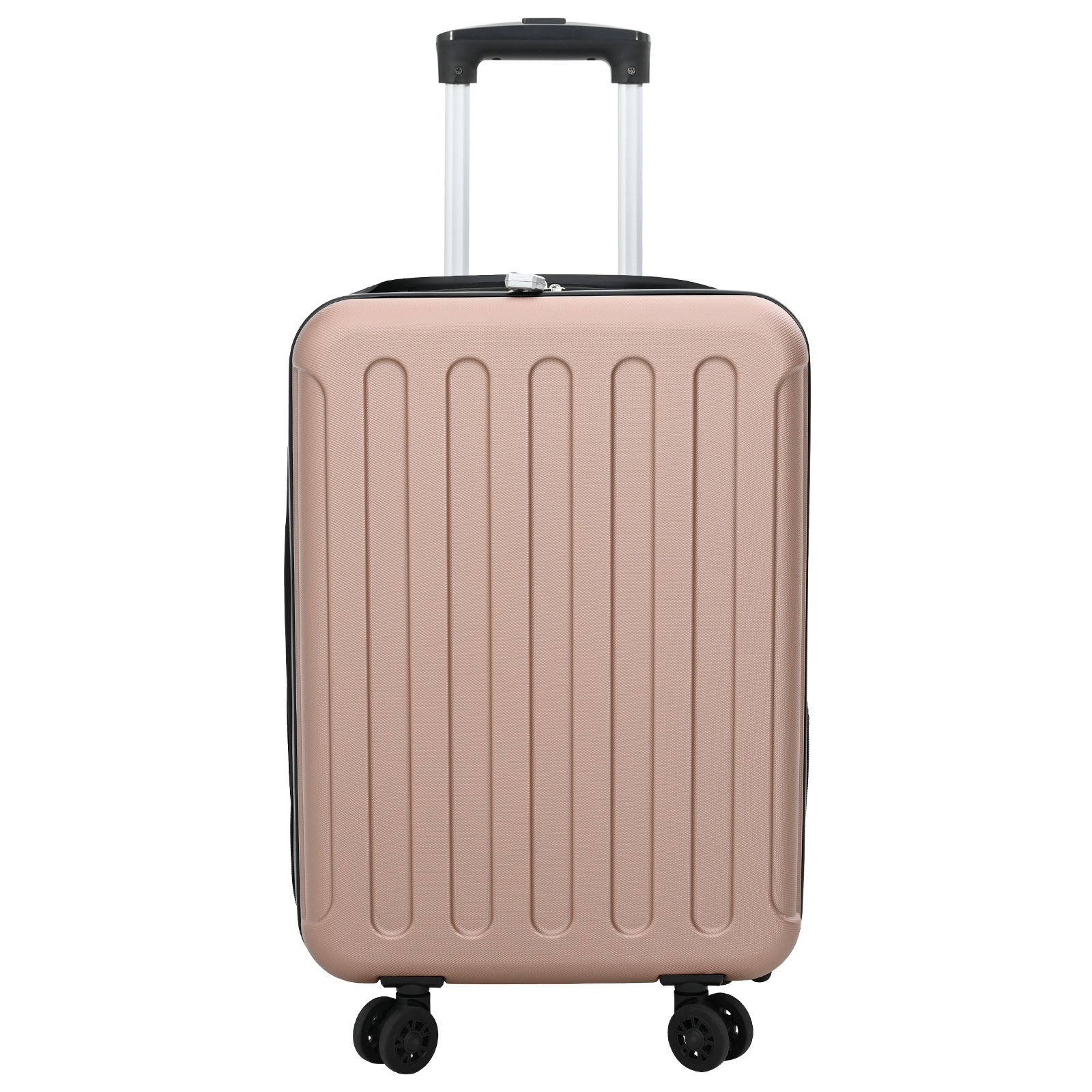 Valigia Pieghevole Rigida 20'' Rosa Gold 34x23x55.5 cm ABS
