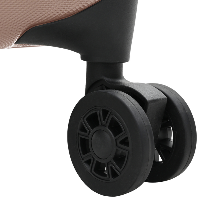 Valigia rigida 24'' Rosa oro 43x27x66 cm ABS