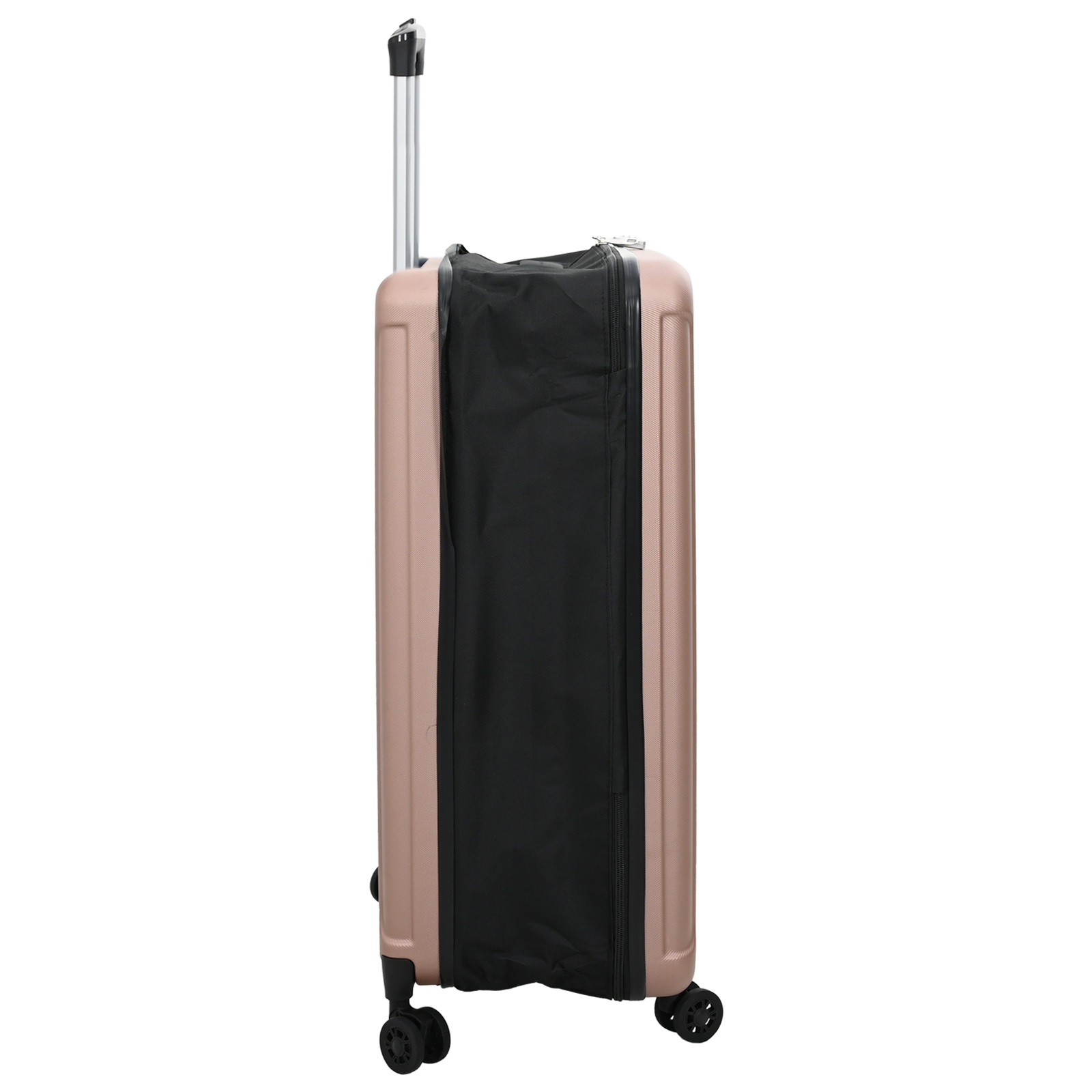 Valigia Pieghevole Rigida 28'' Rosa Oro 50x30x76 cm ABS