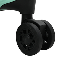 Valigia rigida pieghevole 20'verde menta 34x23x55,5 cm ABS