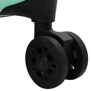 Valigia rigida pieghevole 20'verde menta 34x23x55,5 cm ABS