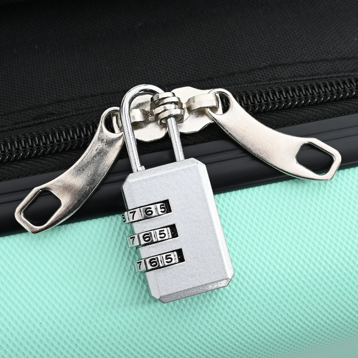 Valigia Pieghevole Guscio Duro 24'' Verde Menta 43x27x66 cm ABS