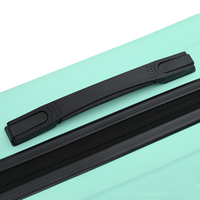Set di valigie 3 pcs Bagaglio rigido Verde menta 20 24 28 ABS