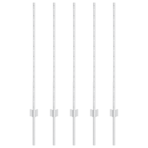 Pali per Recinzione 10 pz Canale a U 100 cm Acciaio Zincato