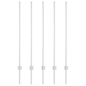 Pali per Recinzione 10 pcs U-Channel 120 cm Acciaio Zincato