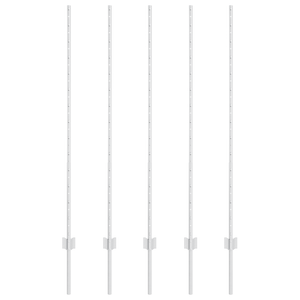 Poste per recinzione 10 pz Canale a U 140 cm Acciaio zincato