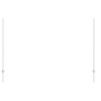 Palloni Recinzione 22 pcs U-Channel 150 cm Acciaio zincato