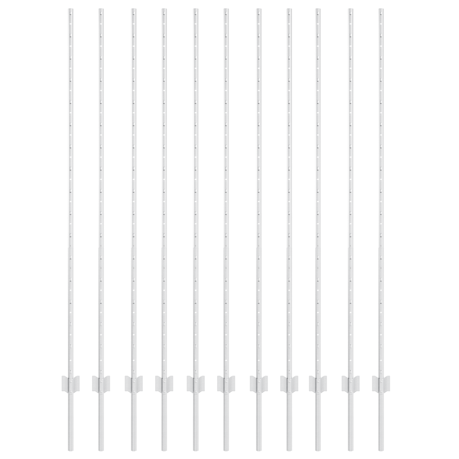 Posti recintivi 22 pcs U-Channel 160 cm Acciaio zincato