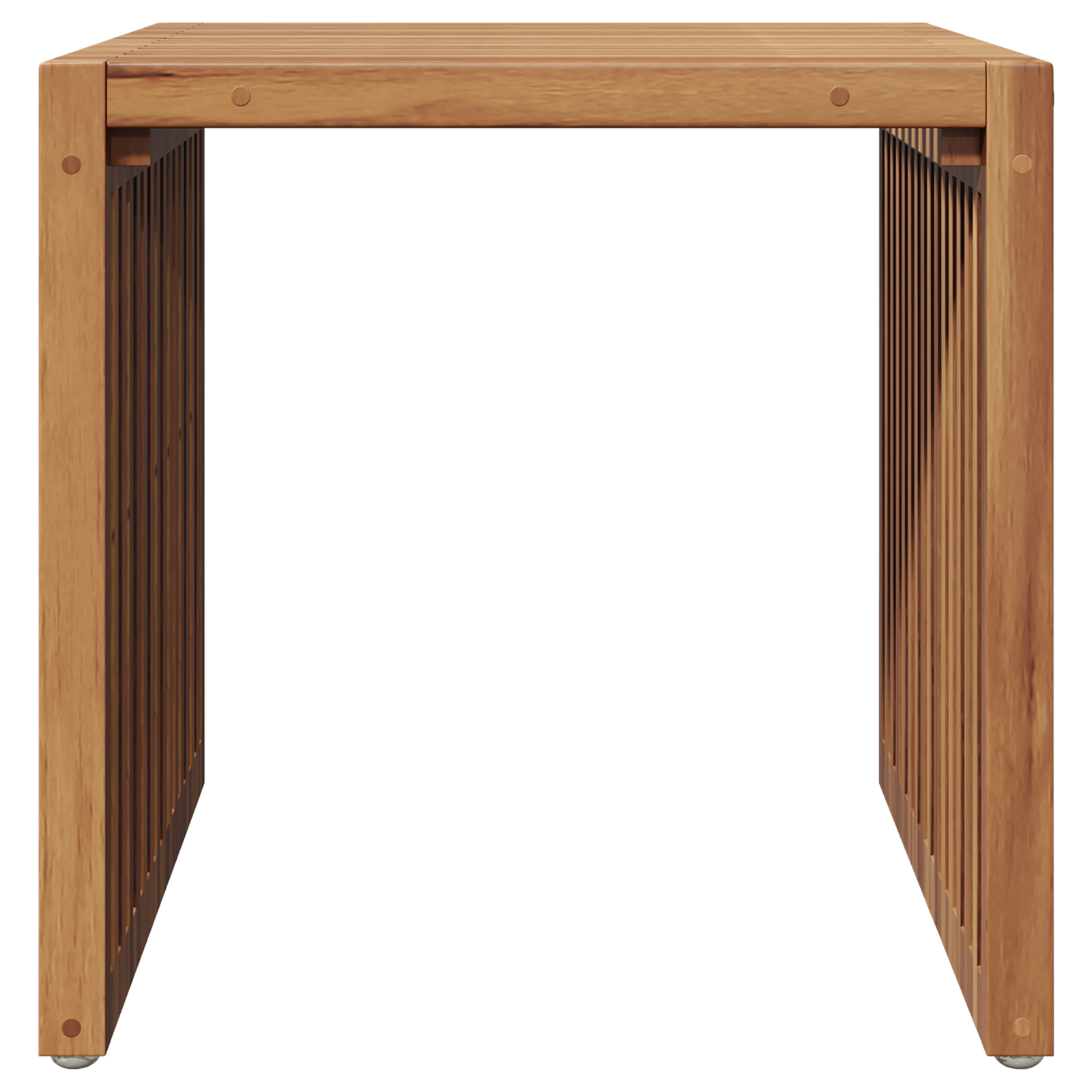 Tavolo Laterale da Giardino 45x42.5x45 cm Legno Massello di Teak