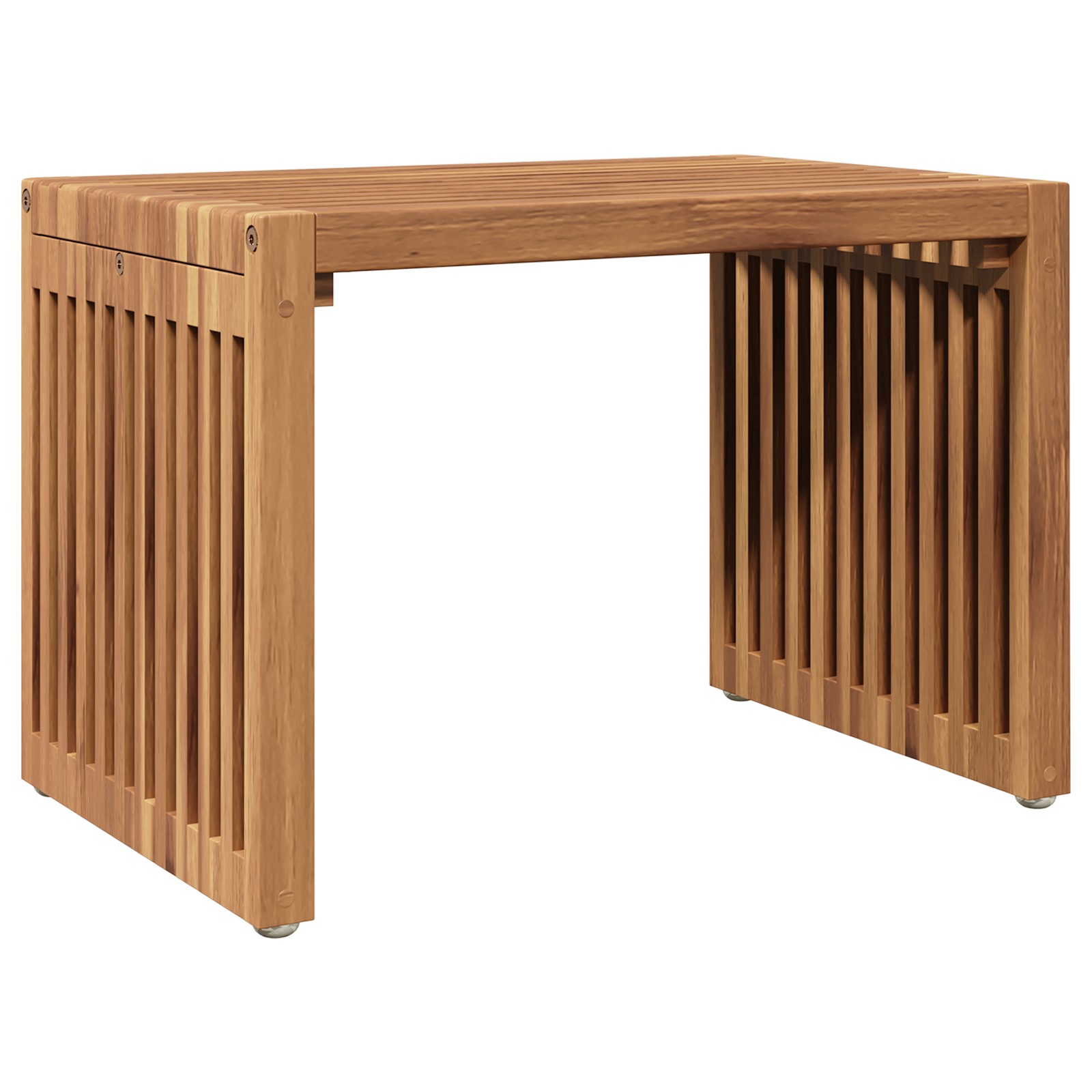 Tavolino da Giardino 50x32.5x35 cm Legno Massello di Teak