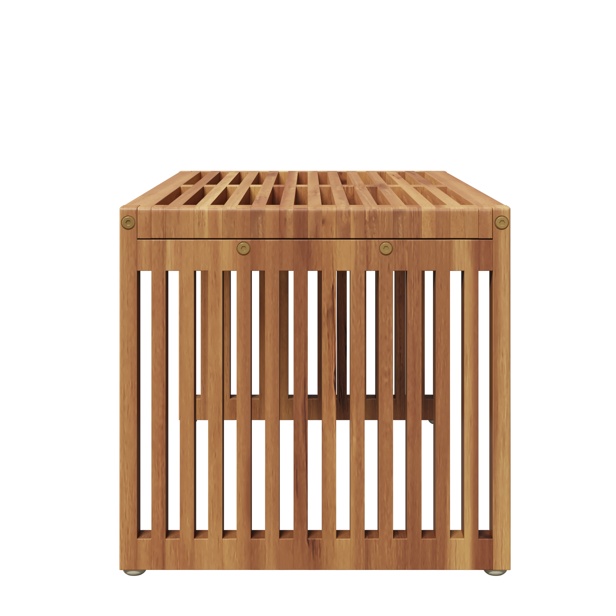 Tavolino da giardino 70x37,5x35,5 cm in legno massello di teak
