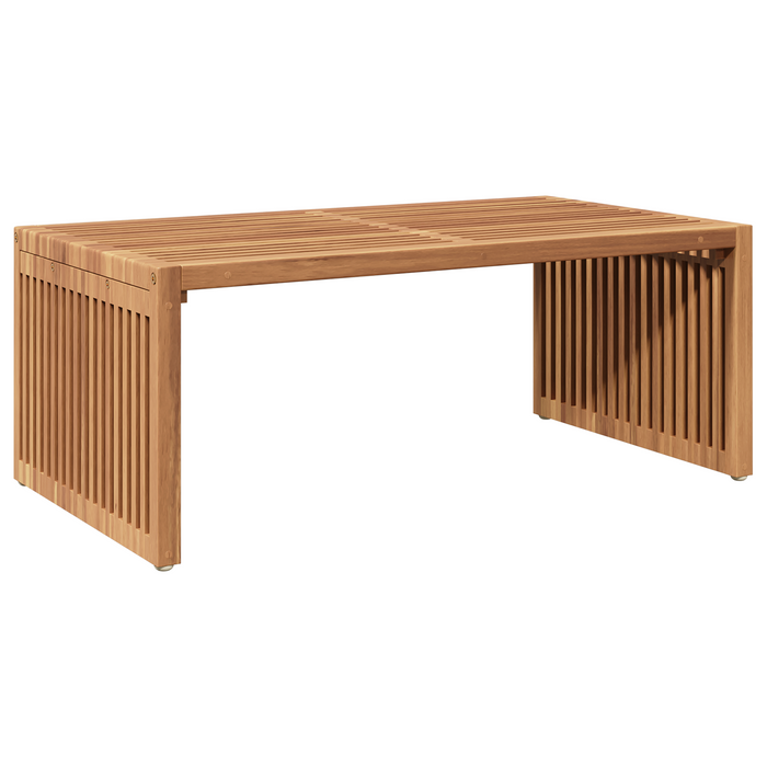 Tavolo Laterale da Giardino 90x49.7x36 cm Legno Massello Teak