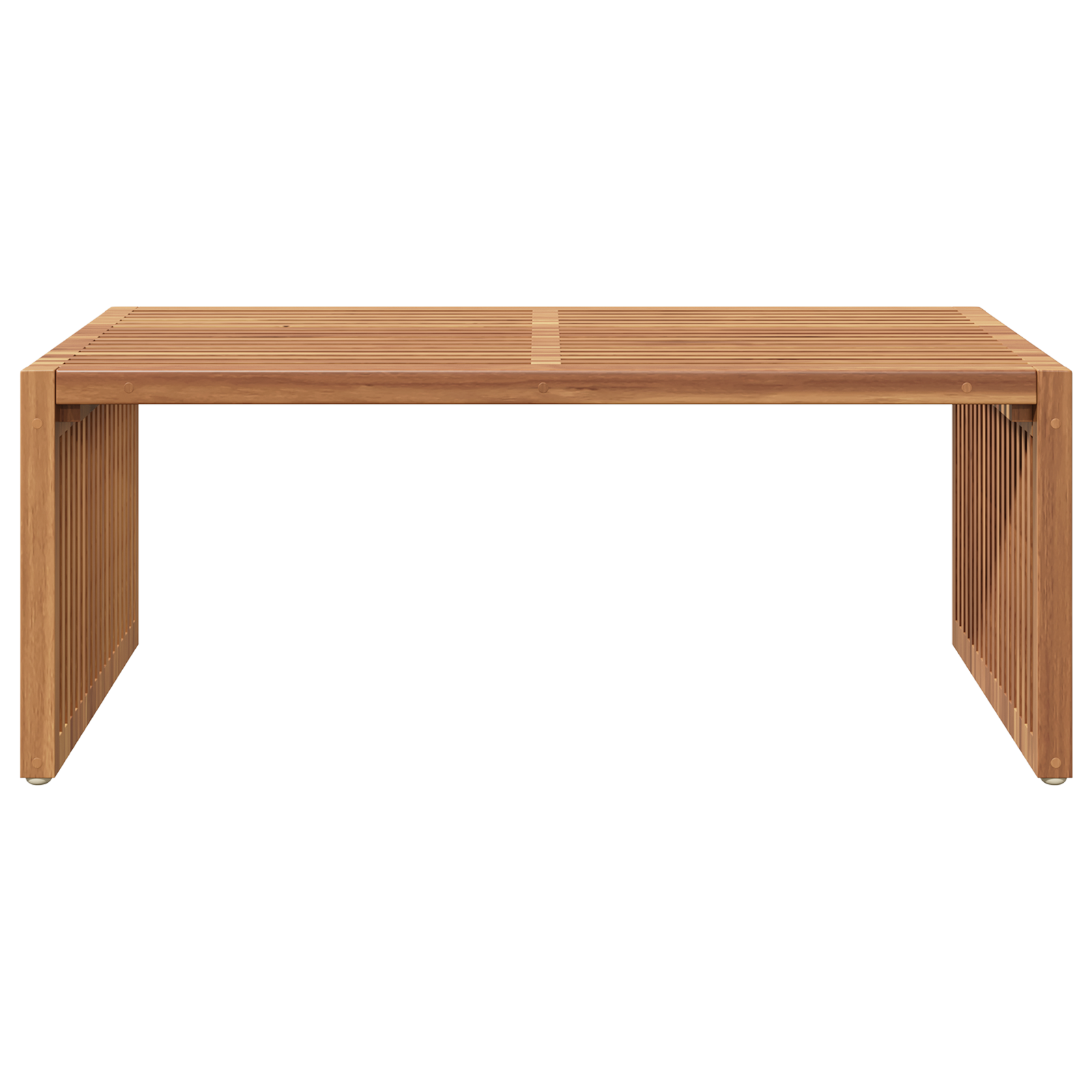 Tavolo Laterale da Giardino 90x49.7x36 cm Legno Massello Teak