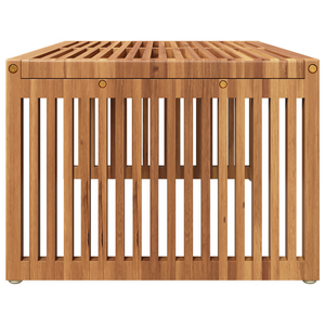 Tavolo Laterale da Giardino 90x49.7x36 cm Legno Massello Teak
