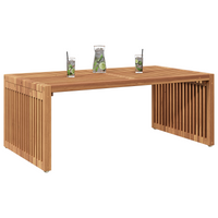 Tavolo Laterale da Giardino 90x49.7x36 cm Legno Massello Teak