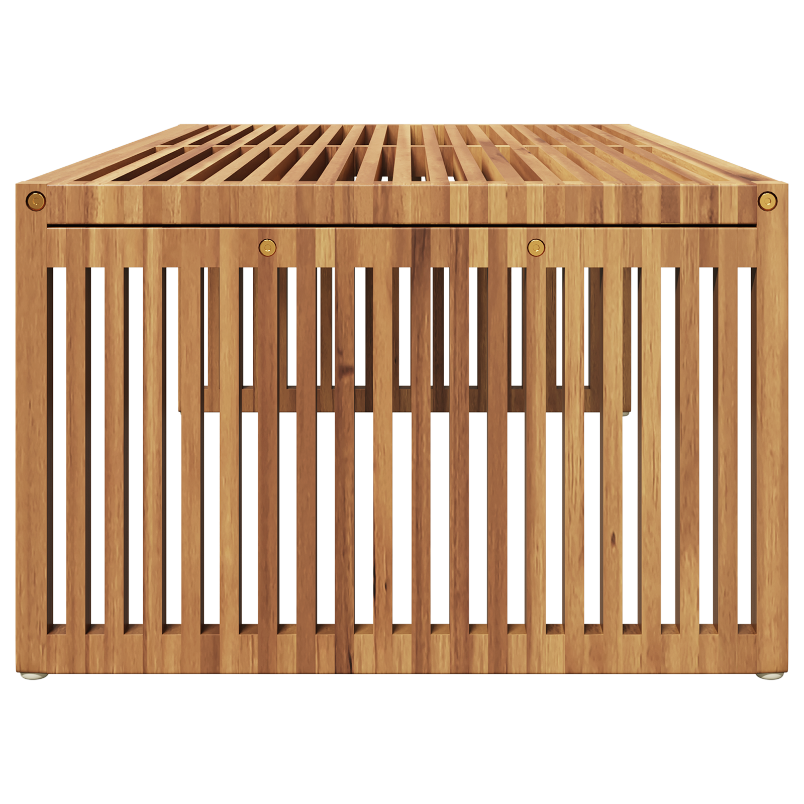 Tavolo Laterale da Giardino 110x55x35.5 cm Legno Massello di Teak