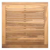 Tavolo da Giardino 60x60x30 cm Legno Massello Teak