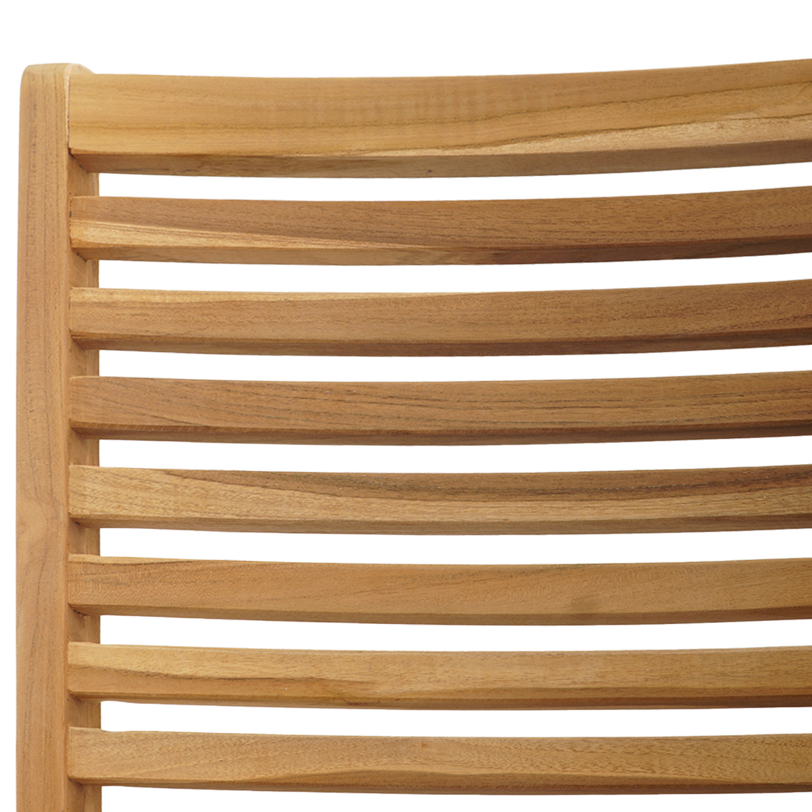 Set di 2 sedie da giardino  in legno massello di teak