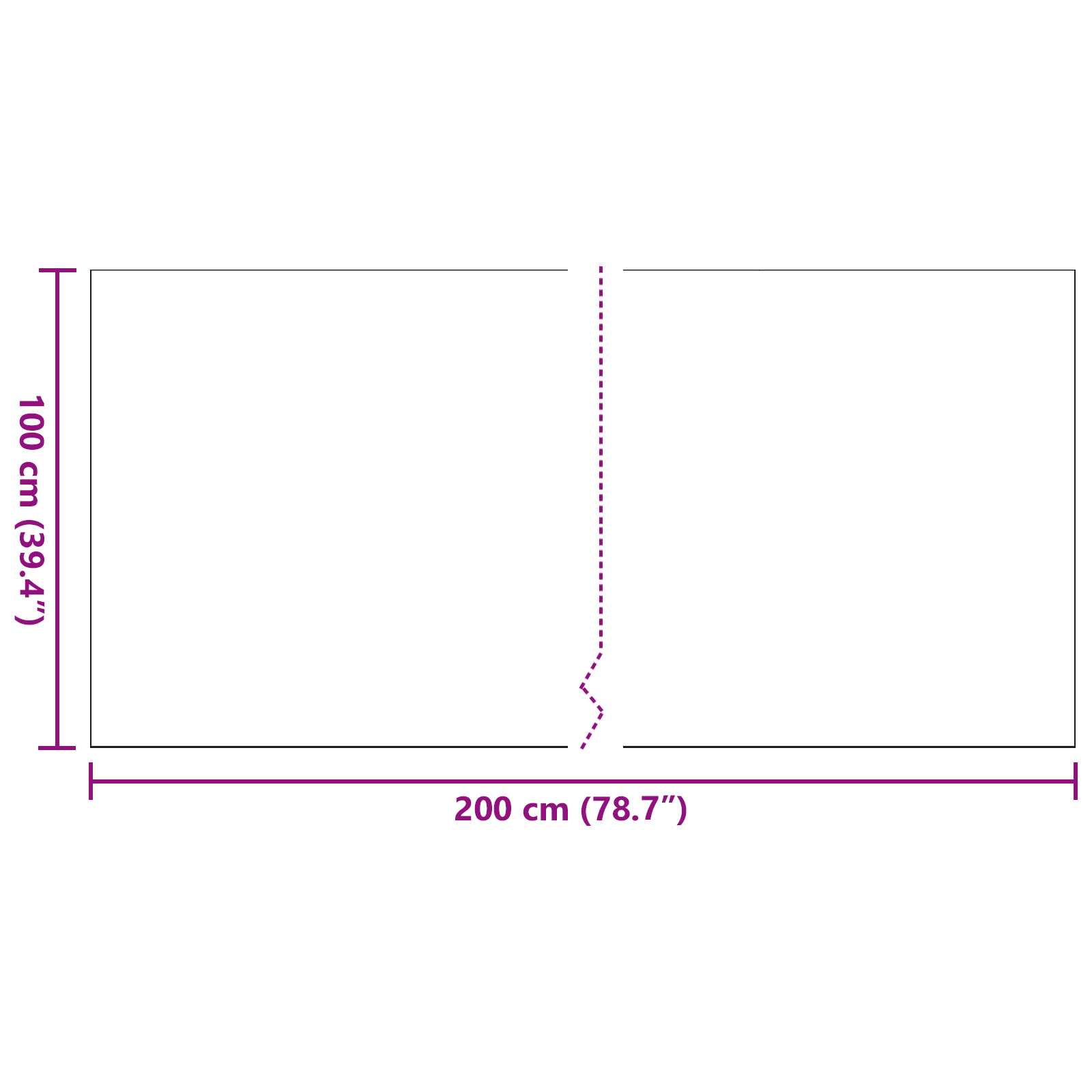 Erba Sintetica  Nera 1x2 m 30 mm