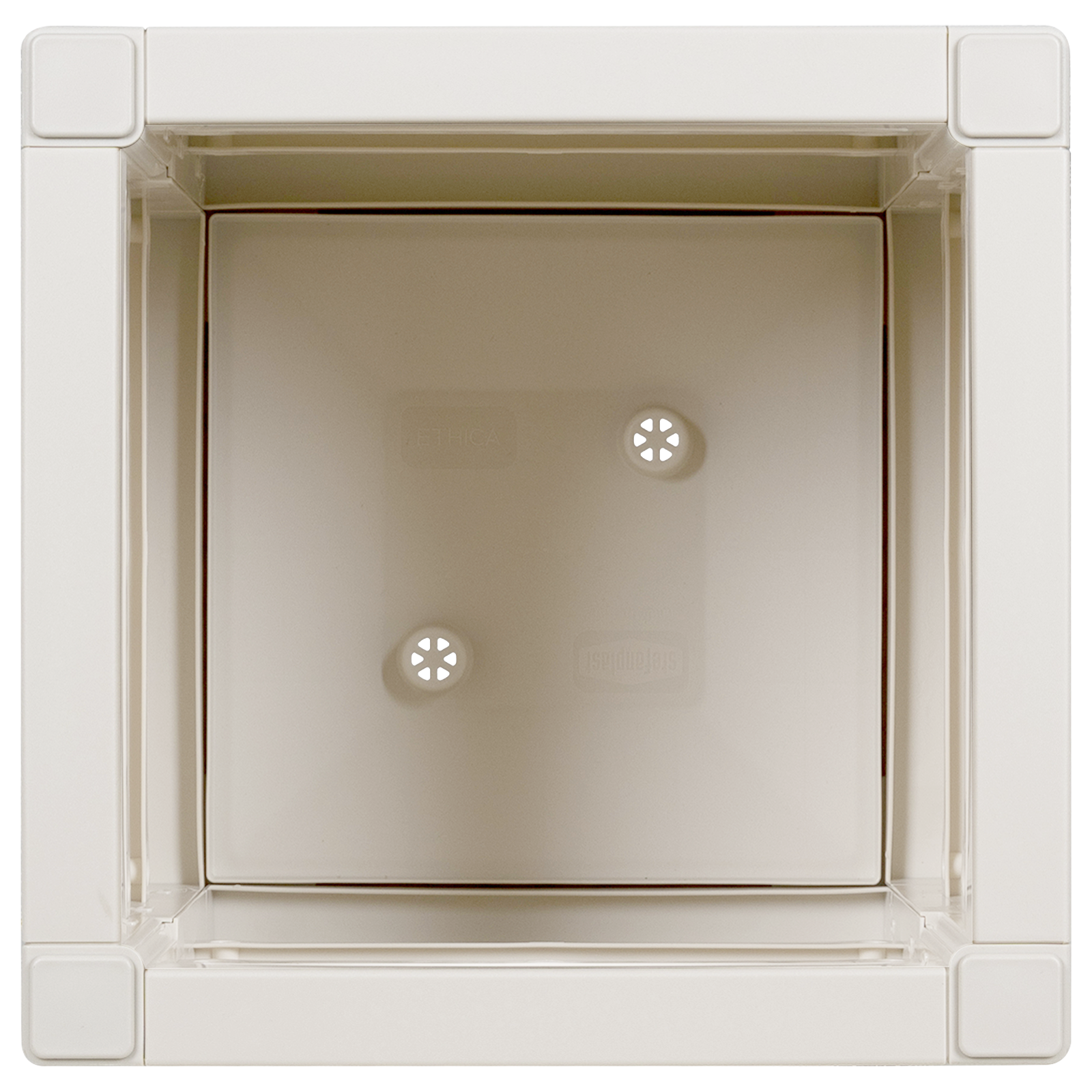 Fioriera da Giardino Bianca 36x36x35 cm in PP