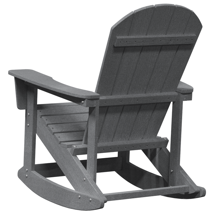 Sdraio Adirondack Grigio Chiaro 73.5x92x90 cm HDPE