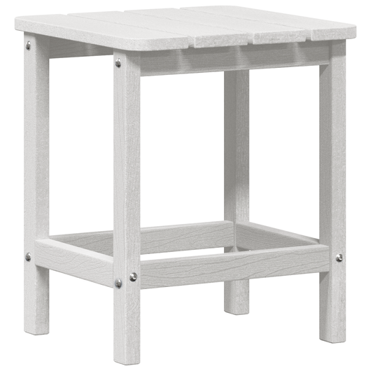 Tavolo laterale Adirondack Bianco 38x38x45 cm HDPE