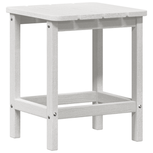 Tavolo laterale Adirondack Bianco 38x38x45 cm HDPE