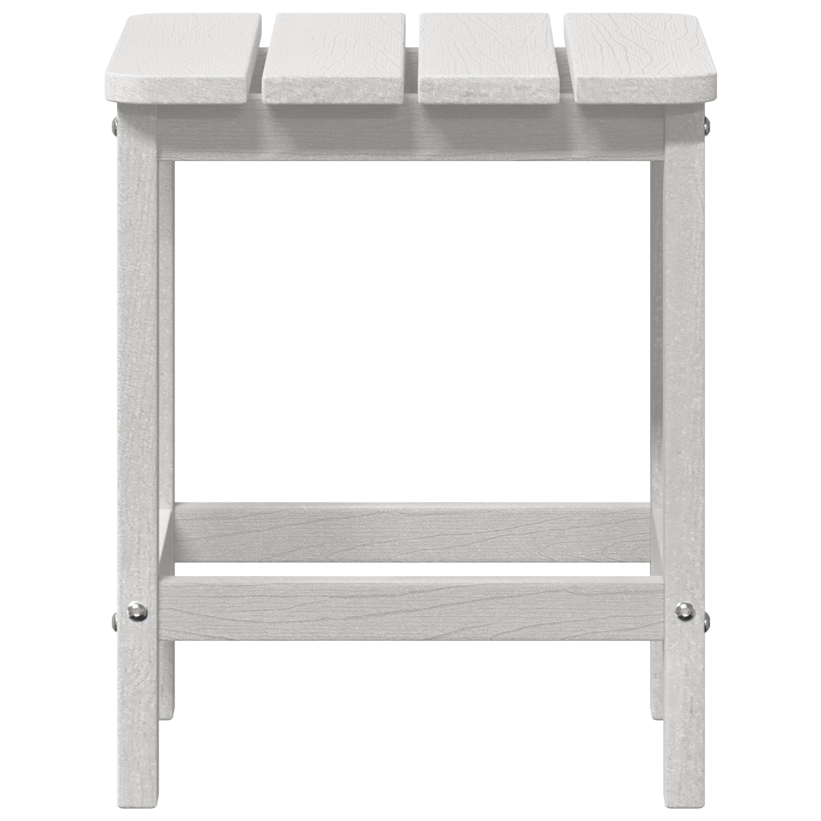 Tavolo laterale Adirondack Bianco 38x38x45 cm HDPE