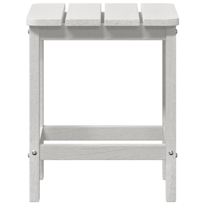 Tavolo laterale Adirondack Bianco 38x38x45 cm HDPE